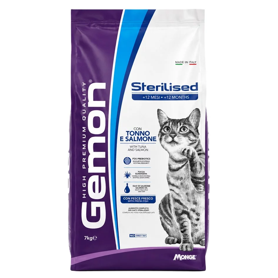 Gemon Sterilised Tonhal és Lazac