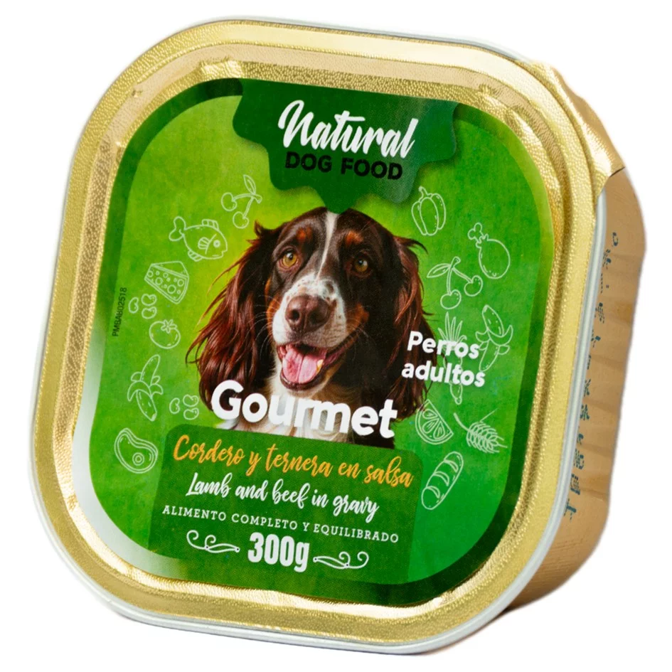 Natural Dog Food Gourmet - Marhás Bárányos konzerv