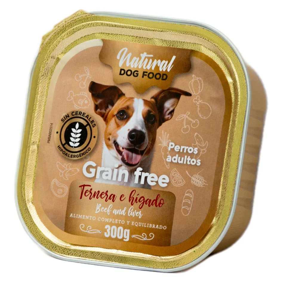 Natural Dog Food - Marhás Májas Hipoallergén konzerv