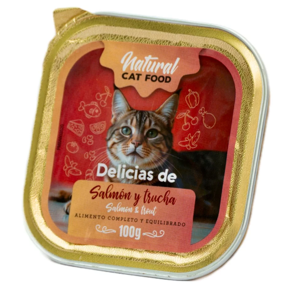 Natural Cat Food Lazac és Pisztráng macskakonzerv
