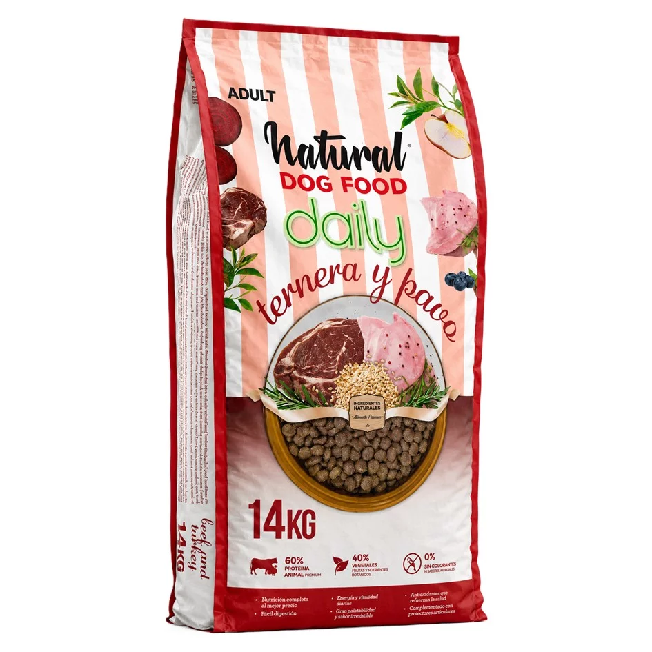 Natural Dog Food Daily Borjú és Pulyka
