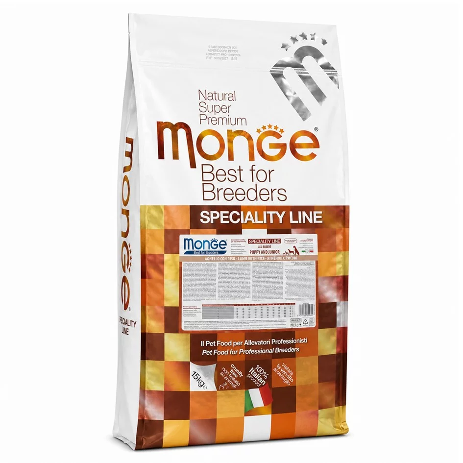 Monge Speciality Line Puppy és Junior Bárány és Rizs